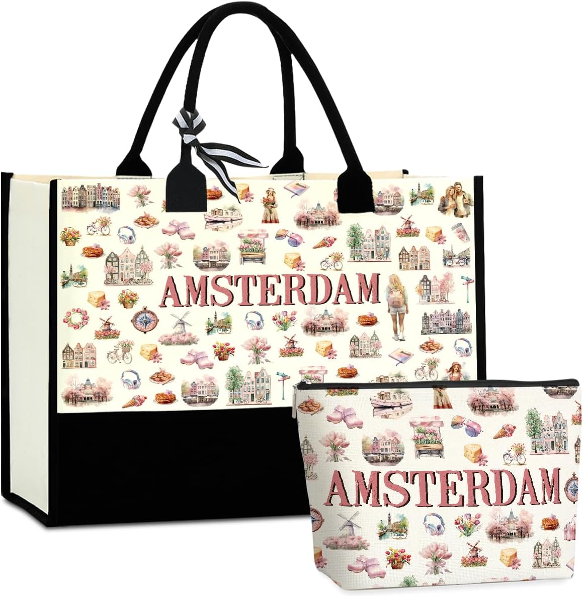 Tokyo Capetown Dubai Rome Amsterdam Vancouver Sydney London Bali Philadelphia Gifts for Women Canvas Tote Bag