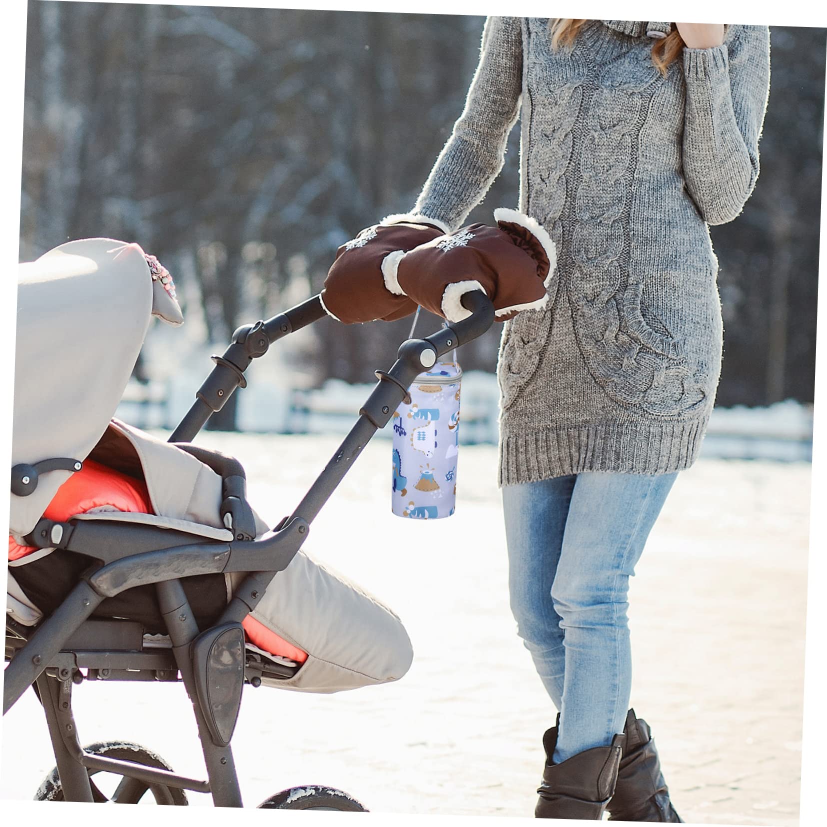 ORFOFE 6pièces pour Bouteilles De Lait avec Motifs Cartoon De Transport Thermique pour Poussette