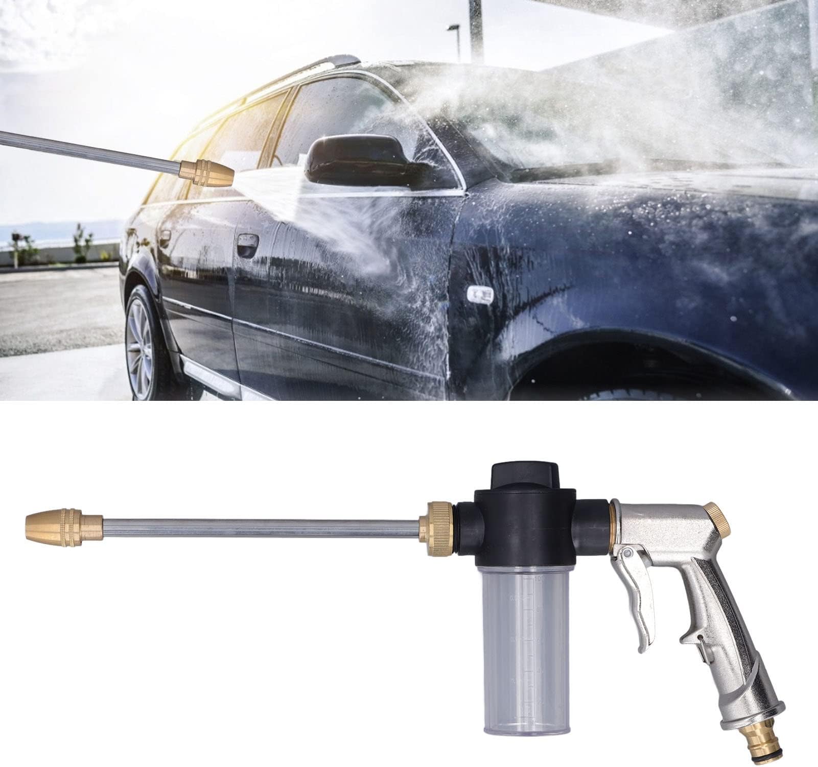 High Pressure Water Spray, Hose Wand Nozzle Sprayer Foam