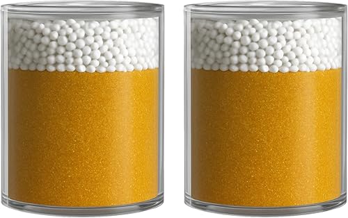 Replacement Shower Filter for HammerHead Showers - 2 Pack - KDF High Output Filter Targets Chlorine & Heavy Metals, Improves Skin & Hair Health