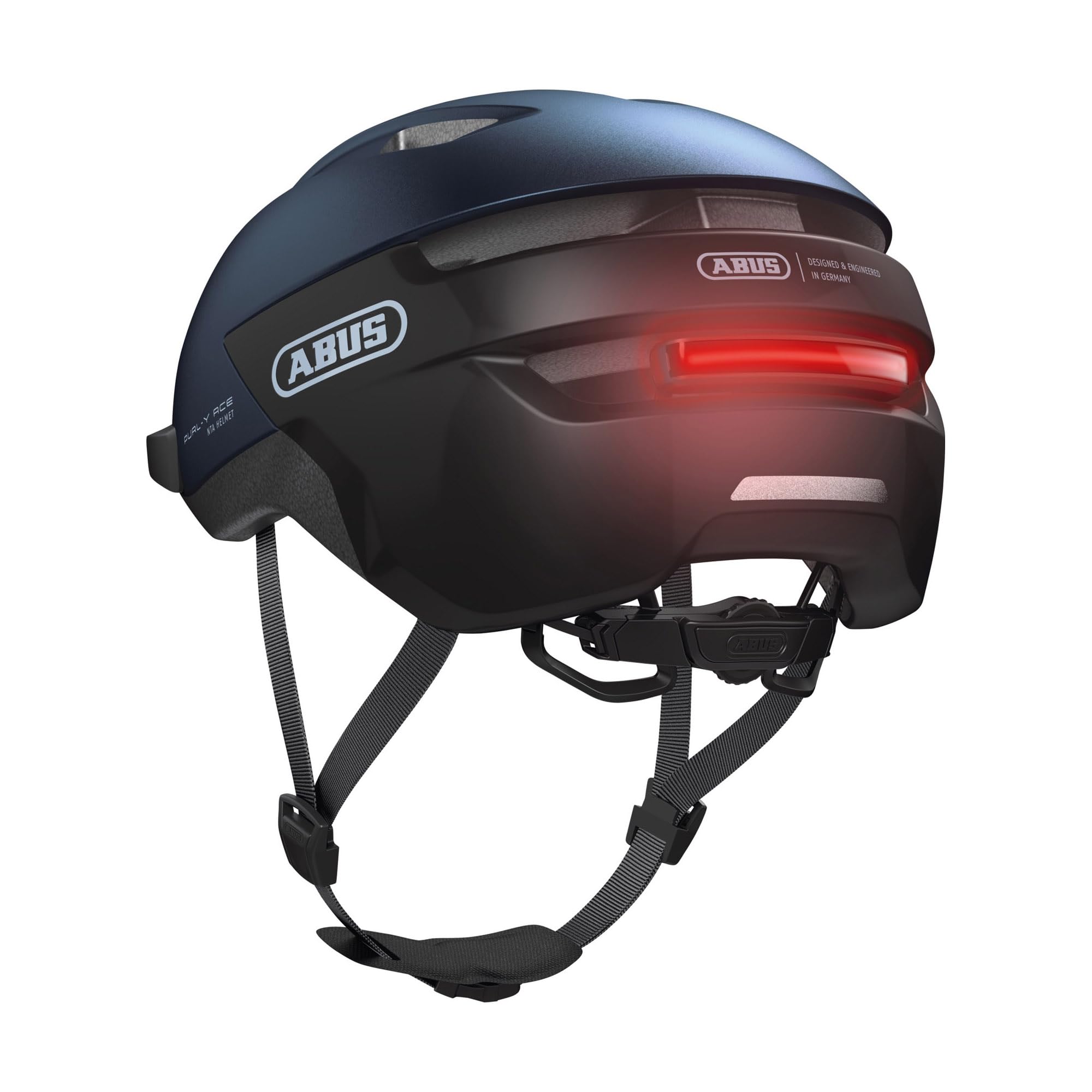 ABUS Casque de vélo Purl-Y ACE avec lumière LED NTA Protection Adultes Adolescents