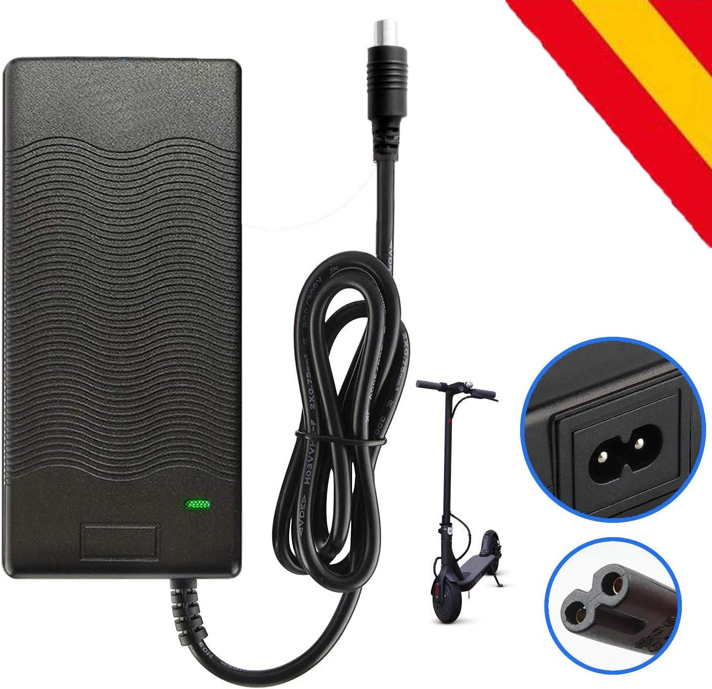 scooter elettrico con caricabatterie