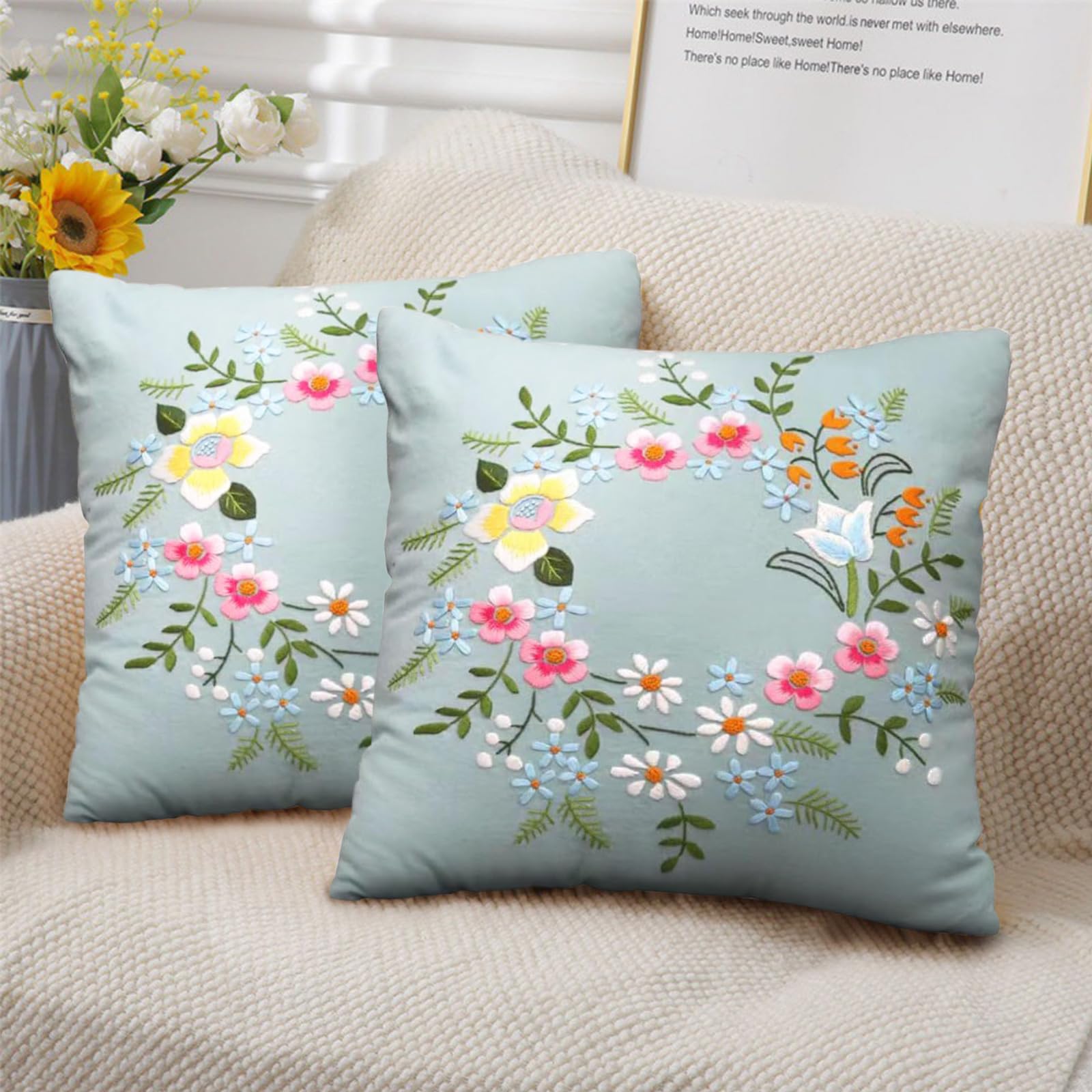 YEESAM ART Kit De Broderie Au Point De Croix Avancé – Chaise