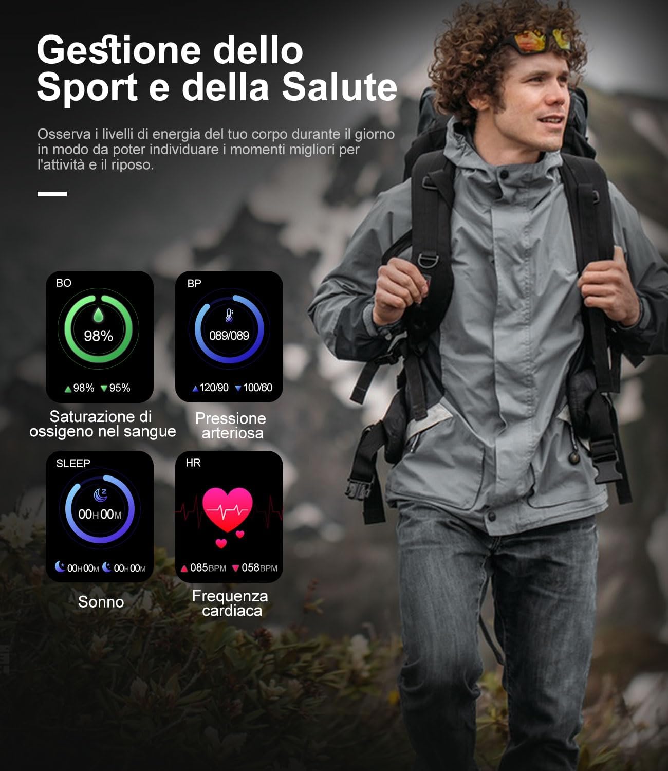 2023 Orologio Smartwatch Uomo Chiamate Bluetooth, 100+ modalità sportive impermeabile Fitness Trackers Uomo Smartwatch Militare Android Iphone compatibile,Nero metallizzato 2023 Orologio Smartwatch Uomo Chiamate Bluetooth, 100+ modalità sportive impermeabile Fitness Trackers Uomo Smartwatch Militare Android Iphone compatibile,Nero metallizzato