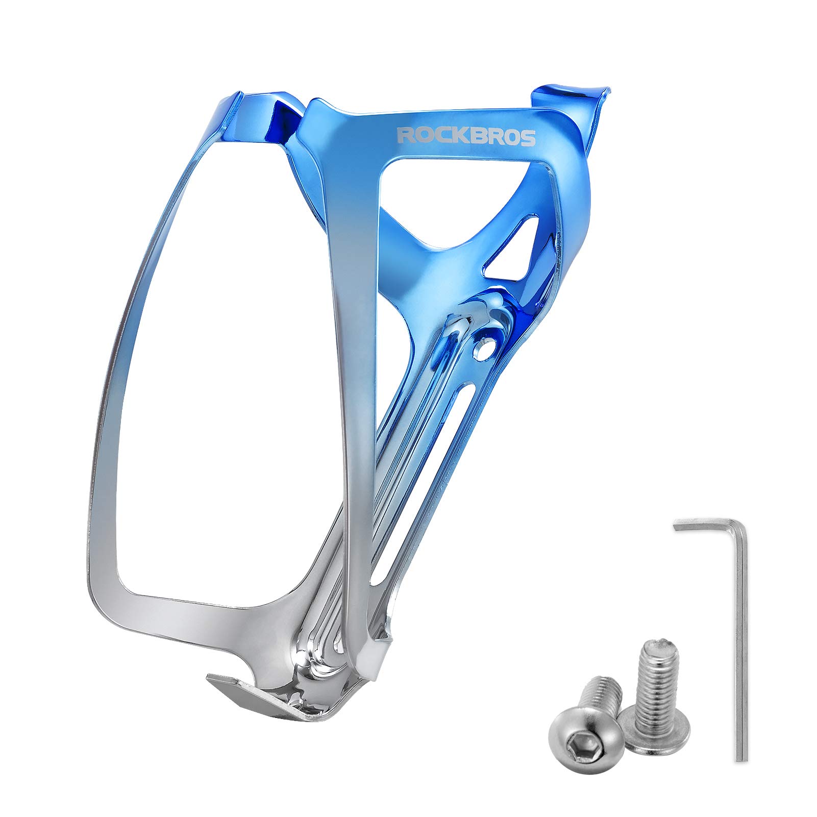 ROCKBROSRock BROS Bike Water Bottle Holder - Lightweight Aluminum Bike Water Bottle Cage Brackets Adjustable Bicycle Cup Holder for MTB Road Bike