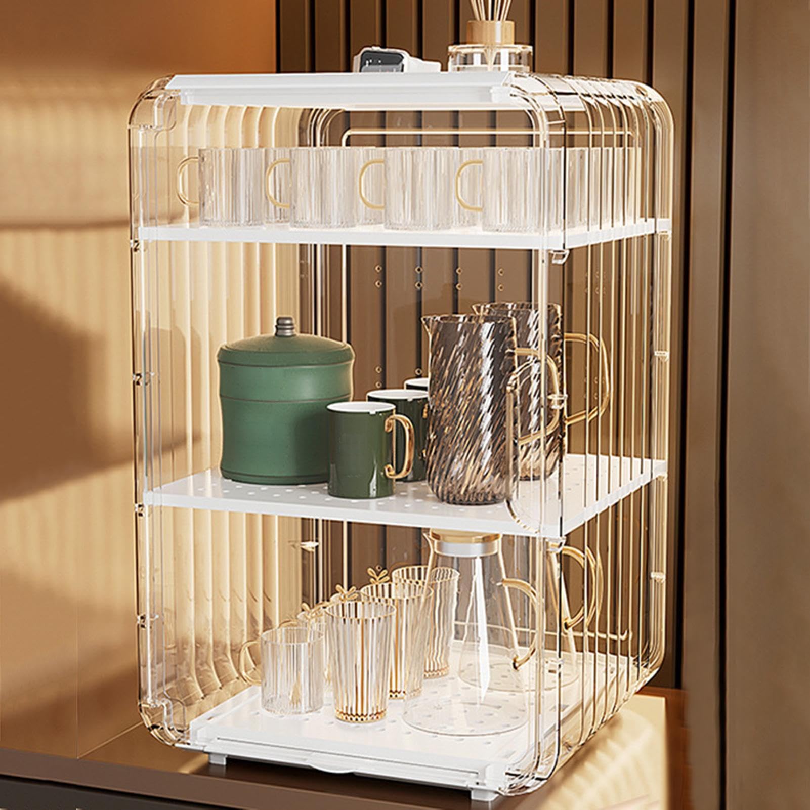 Generico Organizzatore per Biberon | Organizzatore Posate Bambini,Portabiberon con Copertura per Camera del Bambino Cucina Frigo Bagno