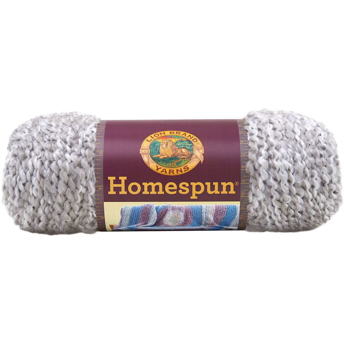 Lion Brand Yarn 790-600 Homespun Yarn, Clouds