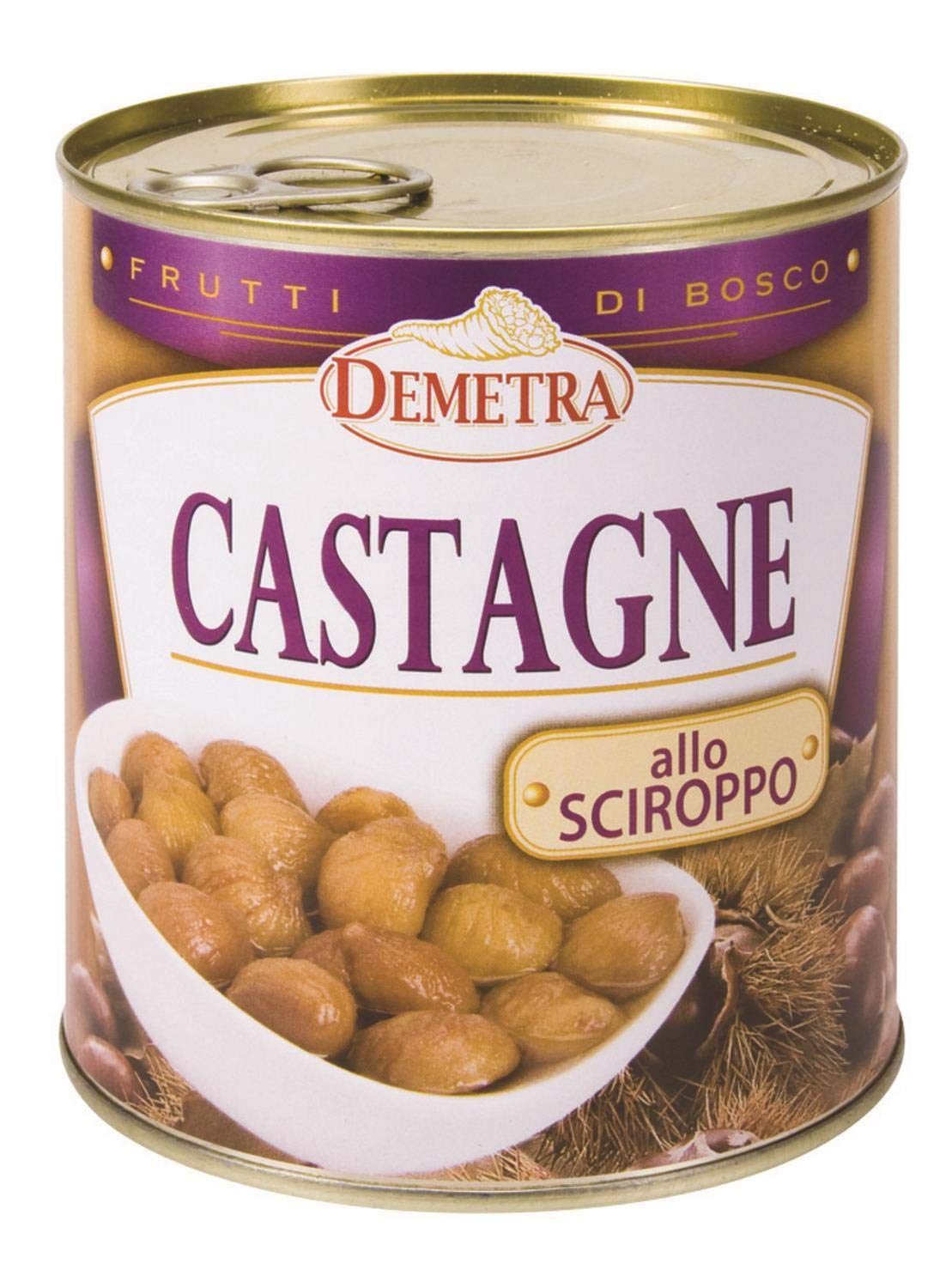 Castagne allo sciroppo 1000 gr. - Demetra