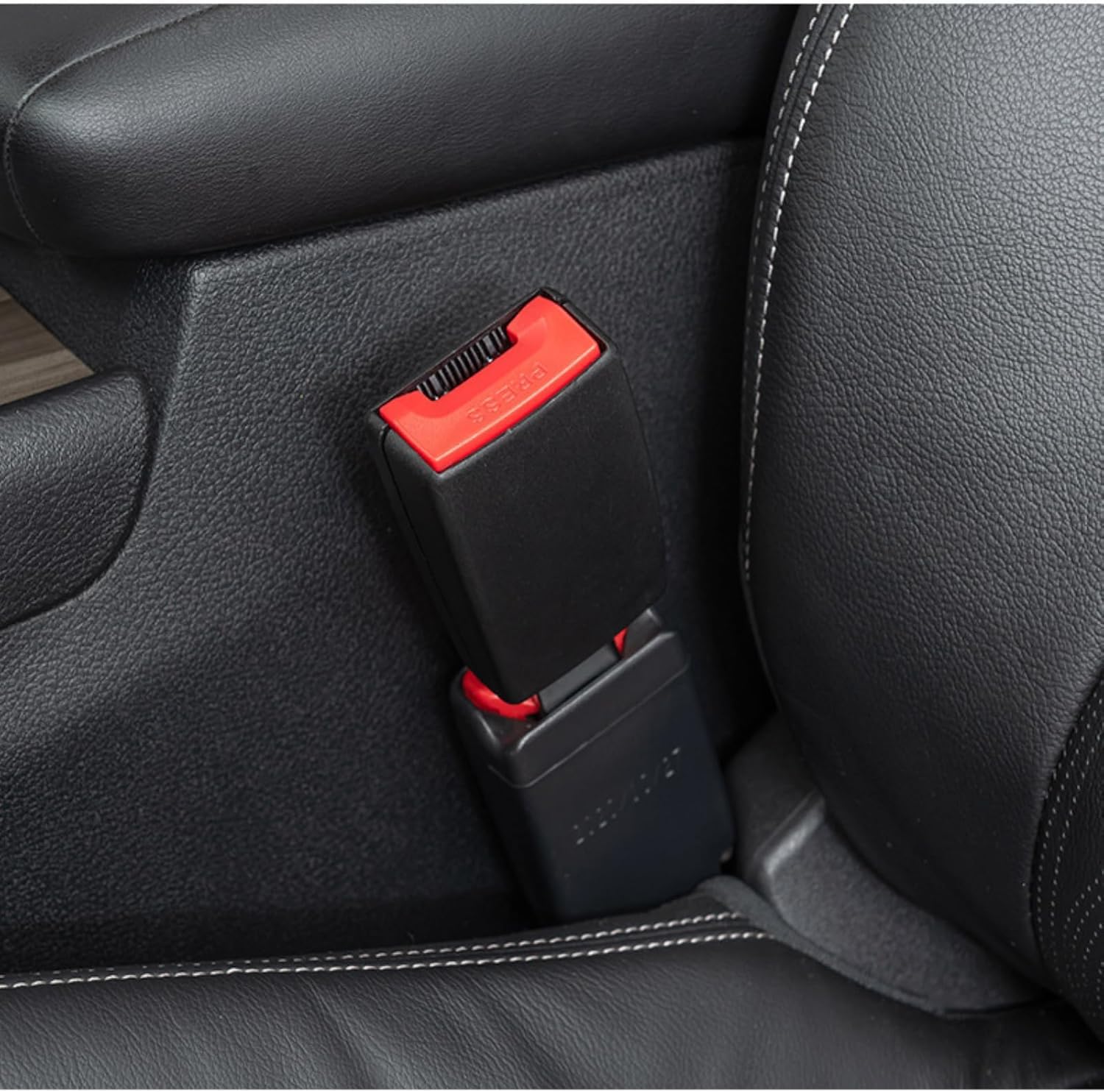 2-Pack Car Seat Belt Extender with Padded Shoulder Guard | Universal Plug-in Buckle Adapter for Vehicles | Comfort Extension Strap for Seat Belt, Auto Interior Accessories (cc-02, 2PC) — view 6