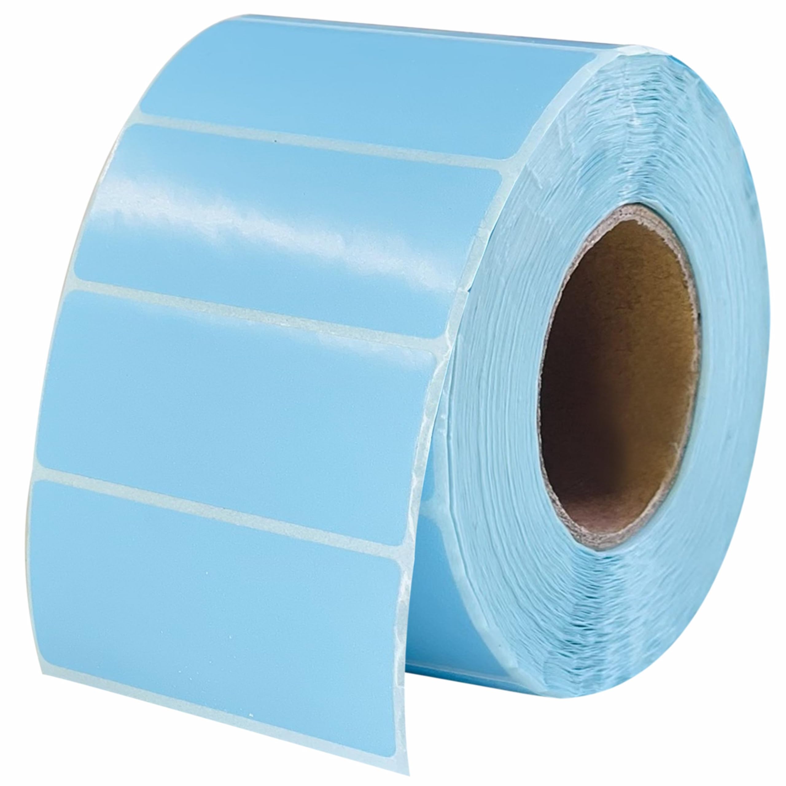 Blue Direct Thermal Labels, Self-Adhesive 1000 Blue Labels/Roll Address Shipping Sticky Labels Stickers, BPA-Free Label for MUNBYN, Phomemo Thermal Label Printer, Address Labels - 50 x 30mm