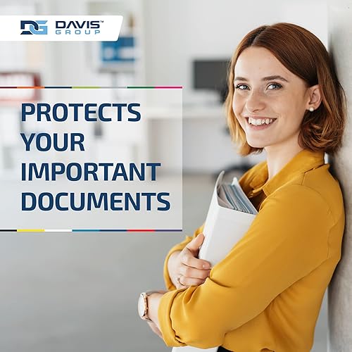 Miniatura 7 de EasyView - Carpetas prémium con cubiertas transparentes, carpetas de hojas de cálculo de anillas en D para la escuela, la oficina o el hogar, 11 x