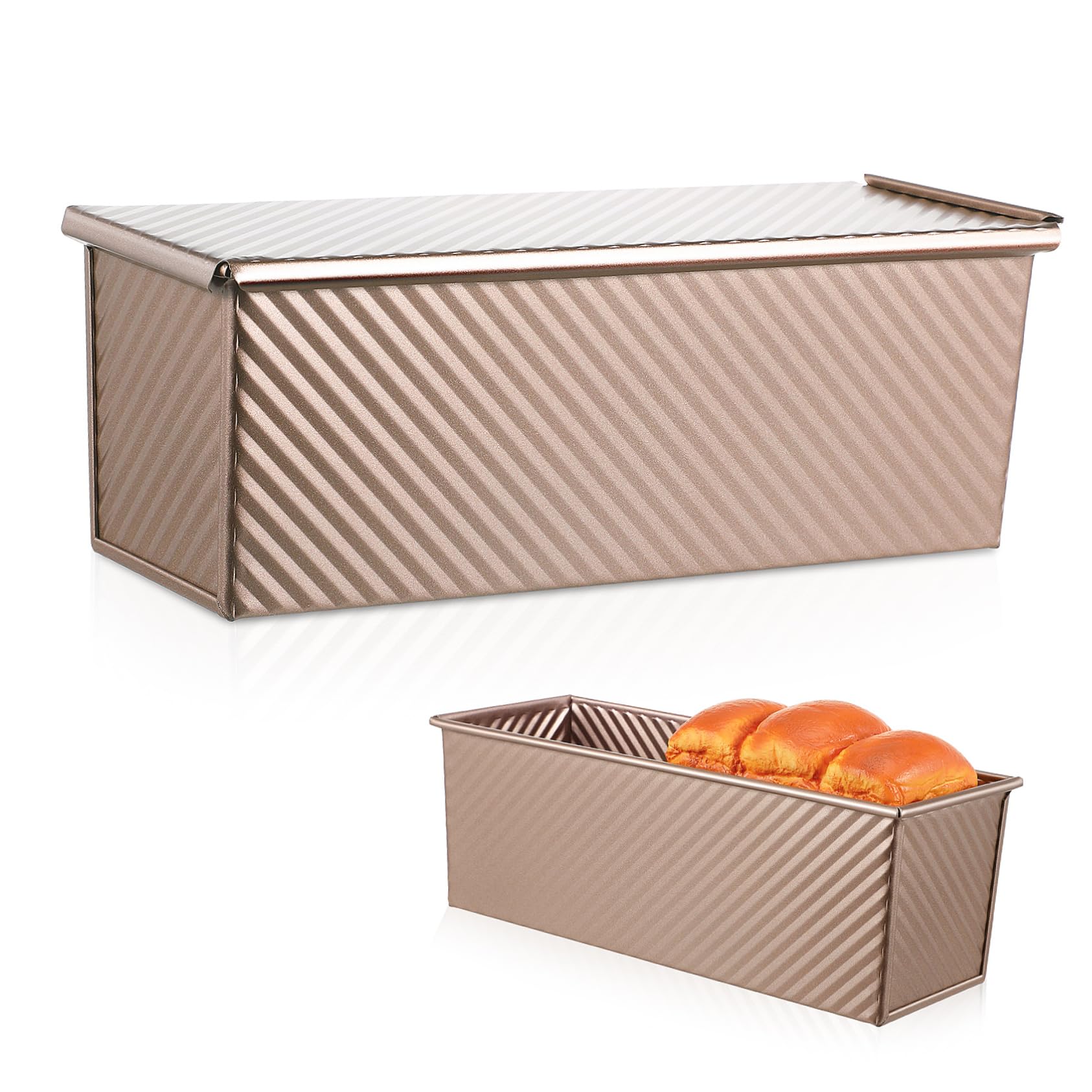 Moule à pain rectangulaire en acier pour vos sessions de cuisson en cuisine