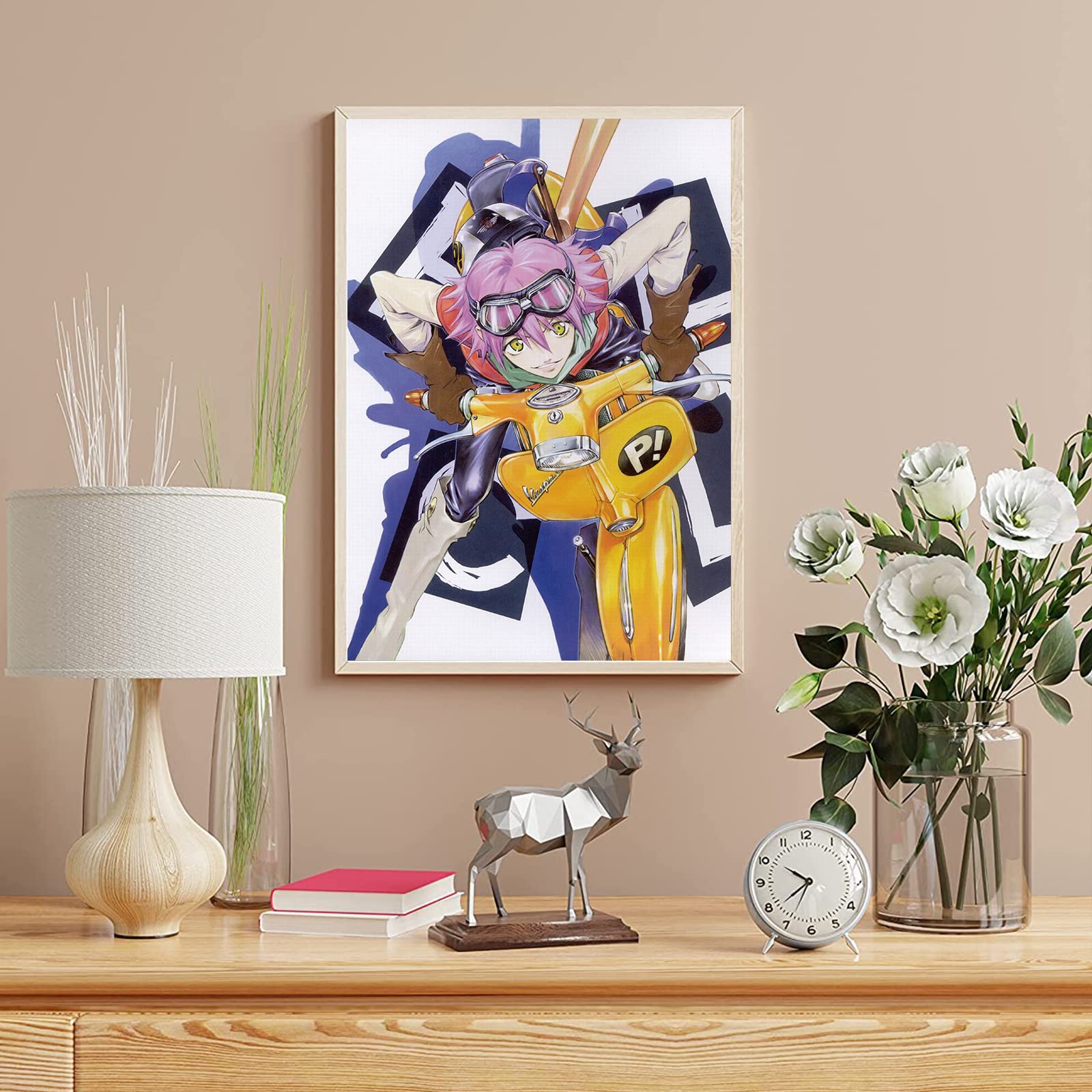 FLCL キャラクターポスター B2サイズ FLCL Poster 8 PCS Premium Art Anime Posters Japanese Manga Wall