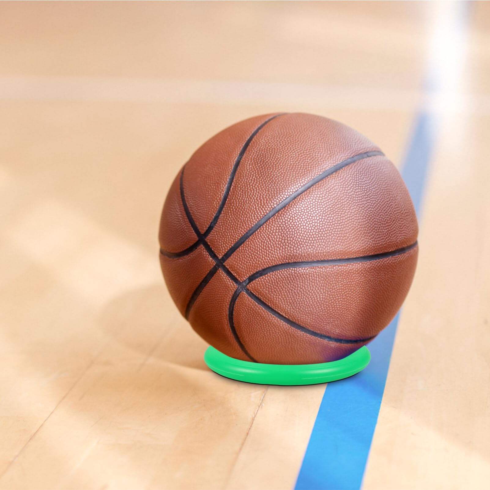 Base De Balle De Yoga 5 Pièces Anneau Fixe Rond en Plastique Antidérapant Stable Ballon De Fitness Ballon De