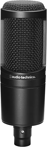 Miniatura 10 de Audio-Technica Micrófono de estudio de condensador AT2020 con cable XLR Knox Studio Stand y filtro Pop