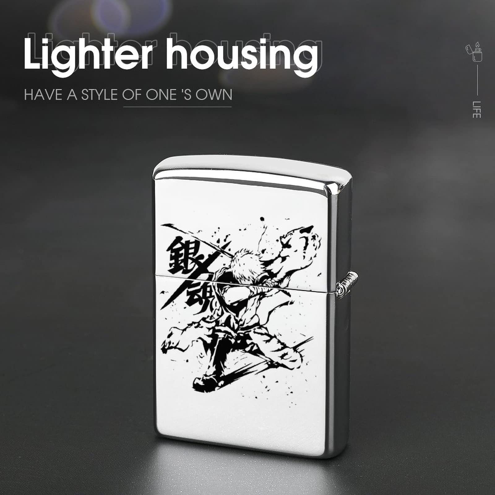 Amazon.co.jp: 銀魂 ライター アーマー ZIPPO兼用ケース 軽量 登山 