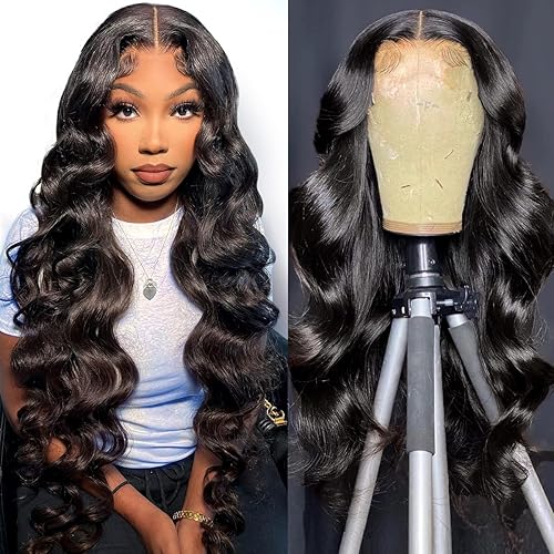 OONRD Body Wave Lace Front Wigs Human Hair 13x4 Lace Front Wigs For Black Women Pre Plucked Natural Hairaline With Baby Hair 150% Density Brazilian Virgin Human Hair Lace Front Wigs