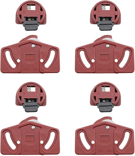 4 pares de rodillos de armario para puerta corredera de engranajes de placa de circuito, kit de panel interior, accesorios para polea de puerta