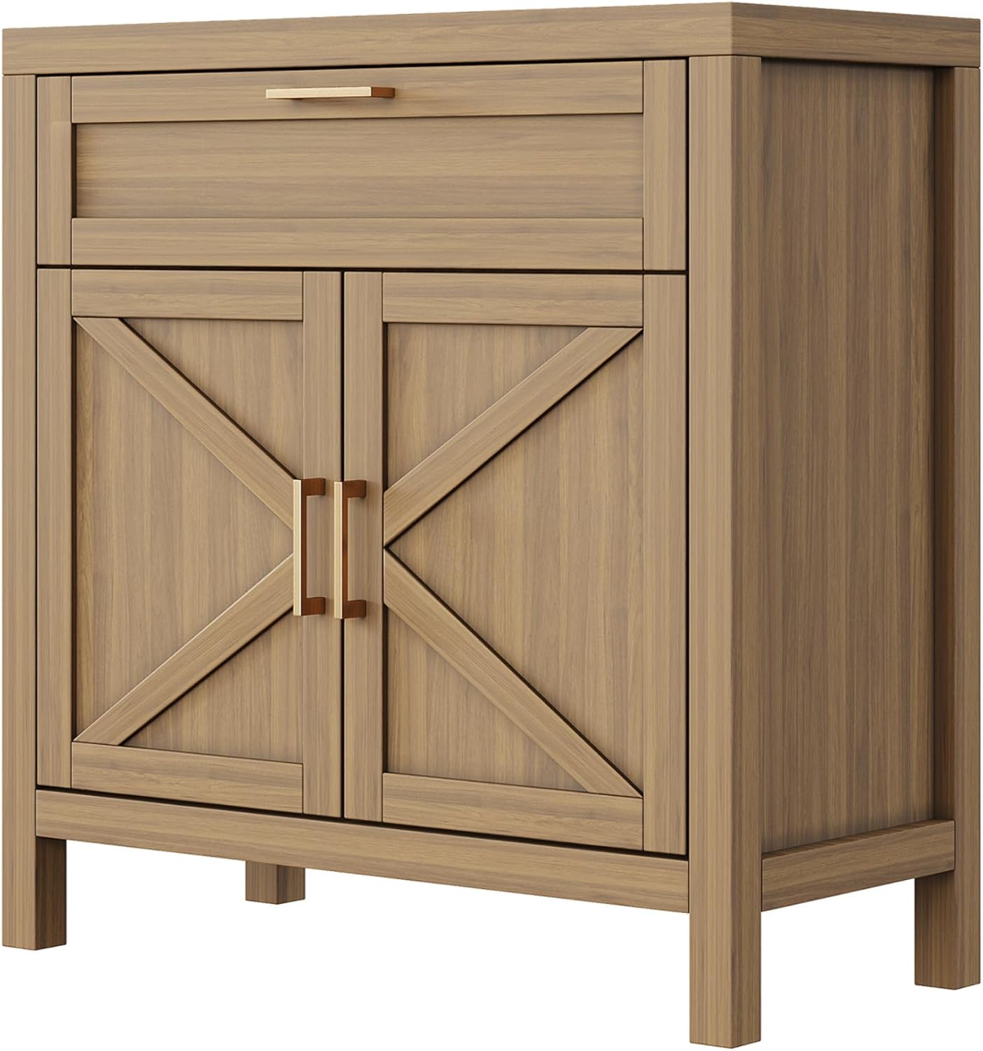 Garvee Buffet Cabinet Sideboard with Storage, 34.3 ft Modern Buffet Cabinet with Storage, Credenza Table with 2 Doors and Adjustable Shelf, Console Coffee Bar for Entryway Living Room Kitchen