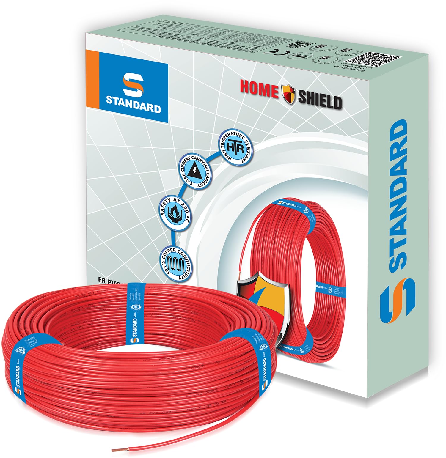 Standard HTR HOME SHIELD CABLE 1.5 SQMM FX Red 90M-image-20