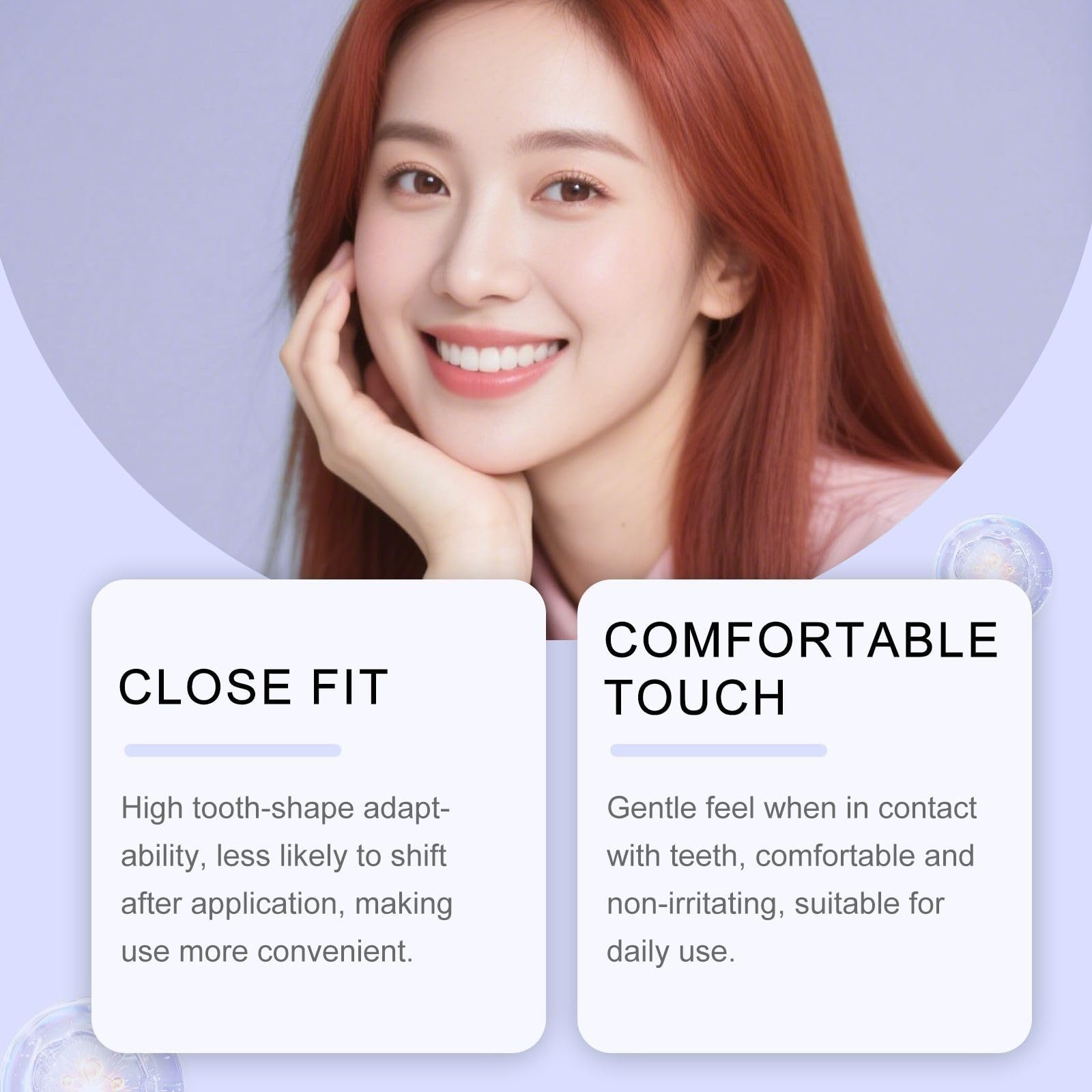 Purple Whitening Strips, Teeth Whitening Strips, Teeth And Limit Stains | Purple Peroxide Free Dental Whitening Strips, Whitening Strips withFormula for a Bright Smile at Home