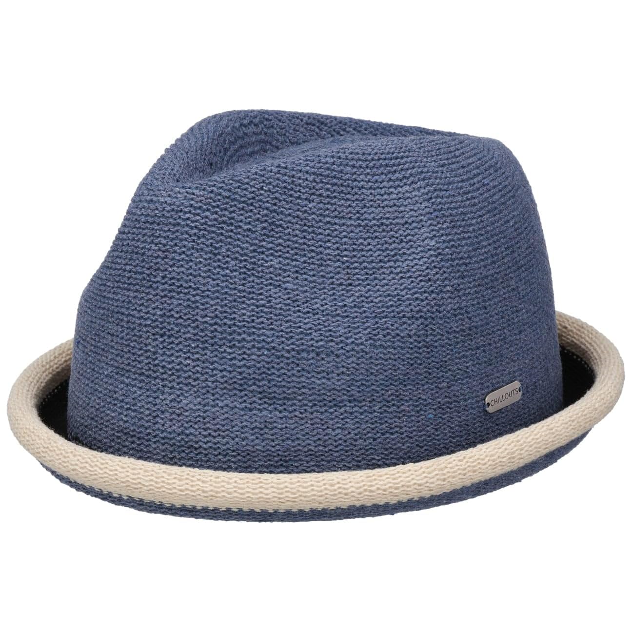 CHILLOUTS Boston Player Hat Women/Men - Trilby Summer Women´s Spring-Summer - M (56-57 cm) Blue