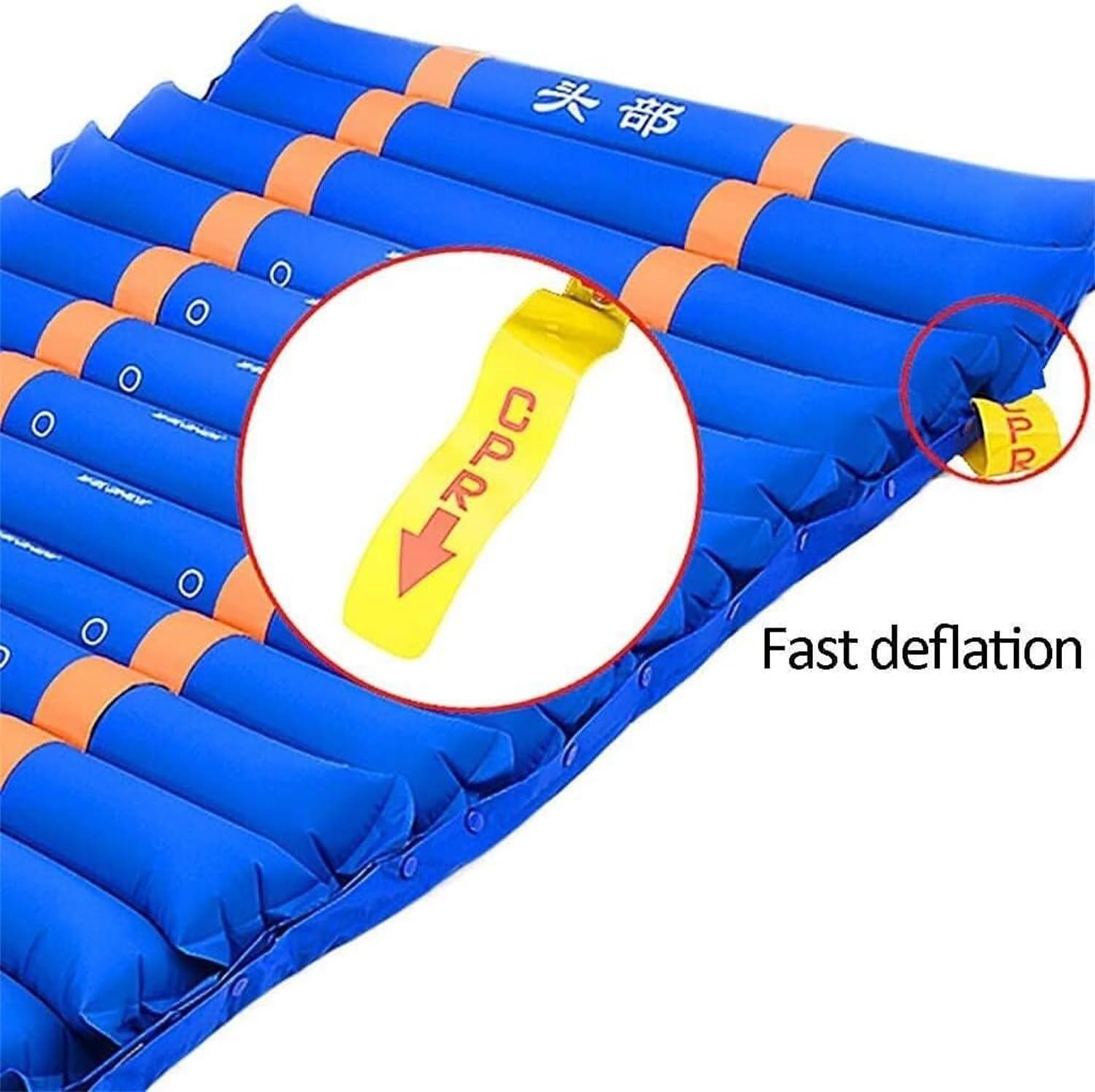 REHOOF Colchón De Presión Alterna Paciente Postrado En Cama, Colchón De Aire con Función Jet, Antiescaras Colchón para Úlceras Colchón Personas Encamadas Poco Ruidoso Y Cargable hasta 135 Kg