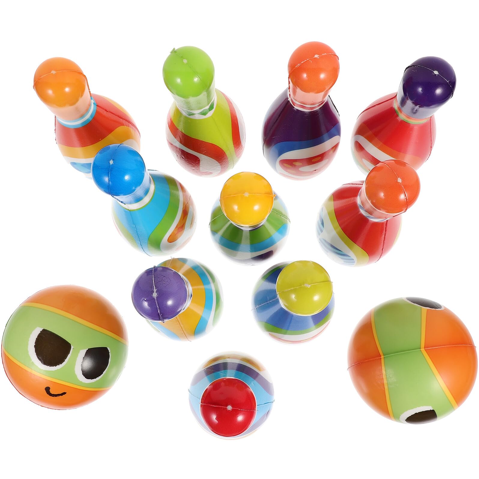 Set da Bowling per Ragazzo Ragazza 1 Kit Gioco Sportivo in Pu Cotton