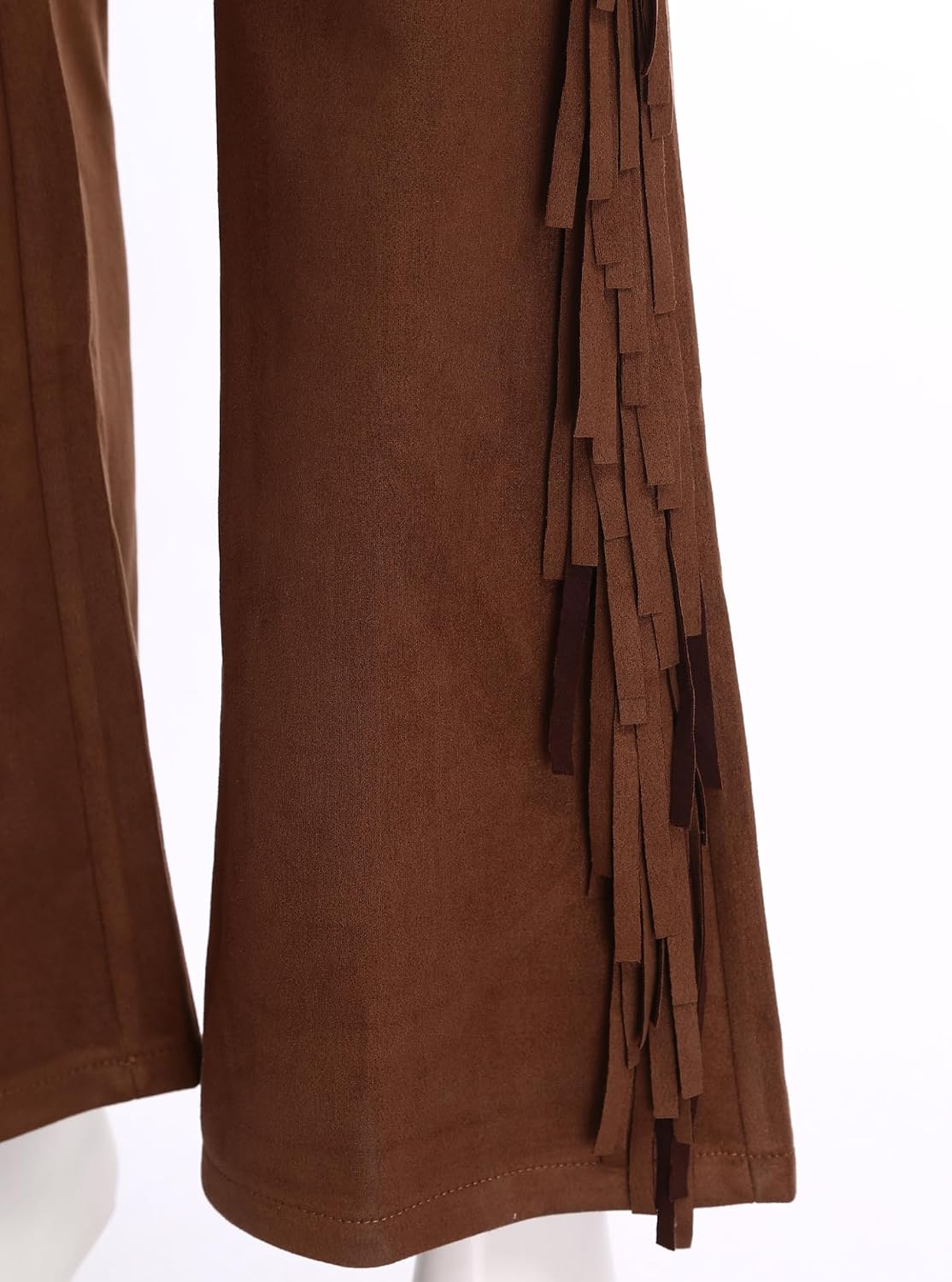 Women's Western Outfit Cowgirl Fringe Trousers Flared Trousers Wide Leg Pants for Club Vintage Themed Party