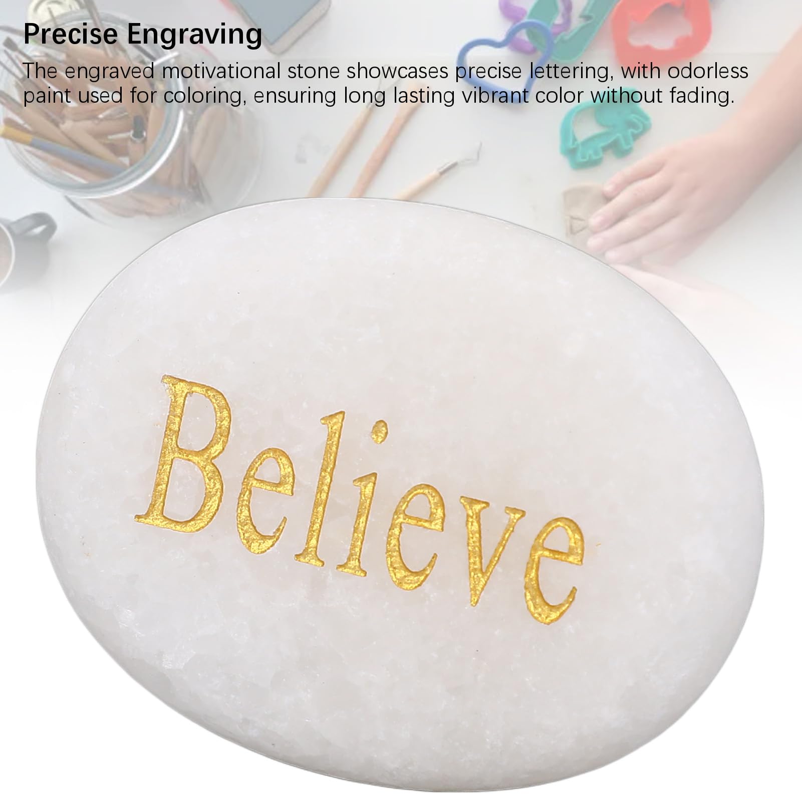 RIZGHWOY Engraved Encouragement Stone - Image 4