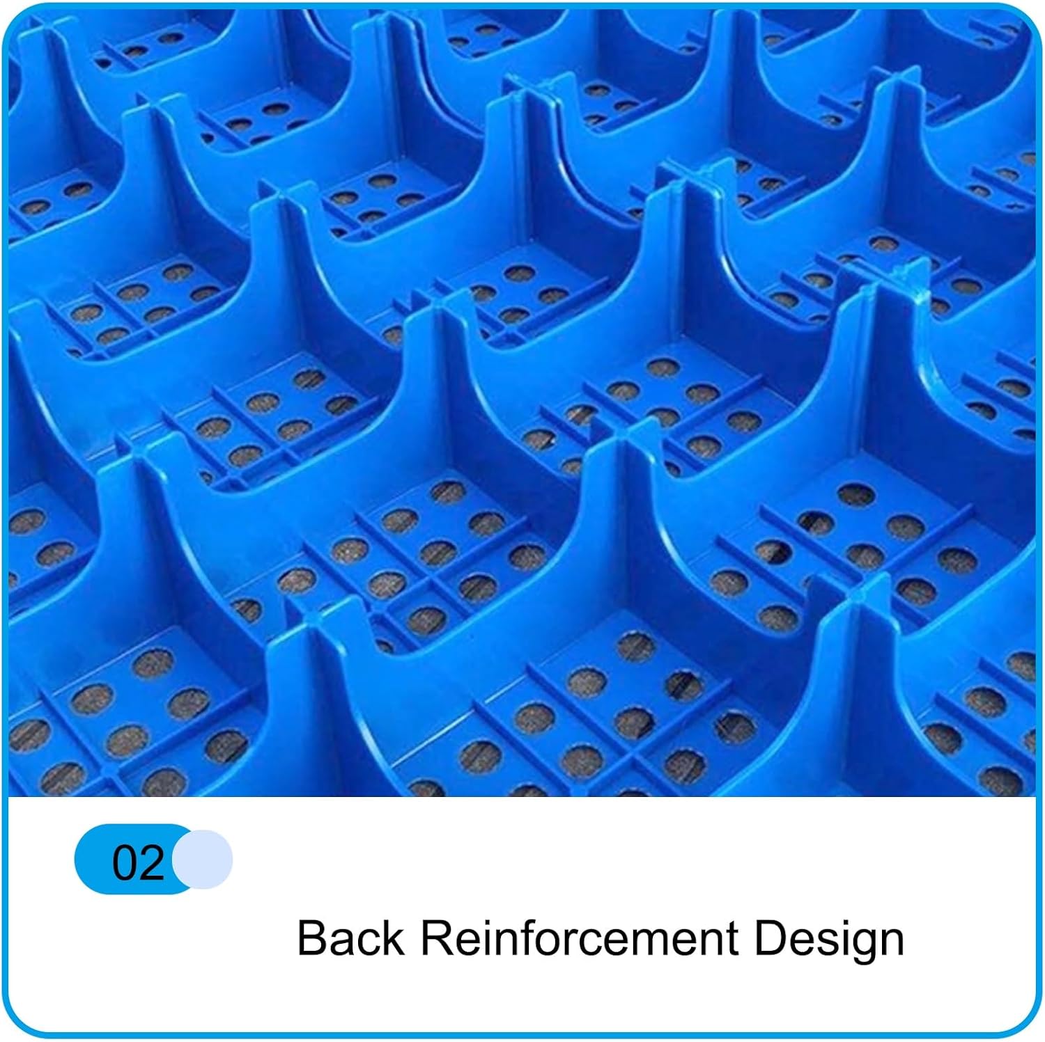 Article Rack Splicable Pallet Rack, Floor Riser Raised Platform, Lightweight and Wear Resistant Floor Pallet, Waterproof Stackable Storage for Supermarket(40 * 30cm/15.7 * 11.8in)