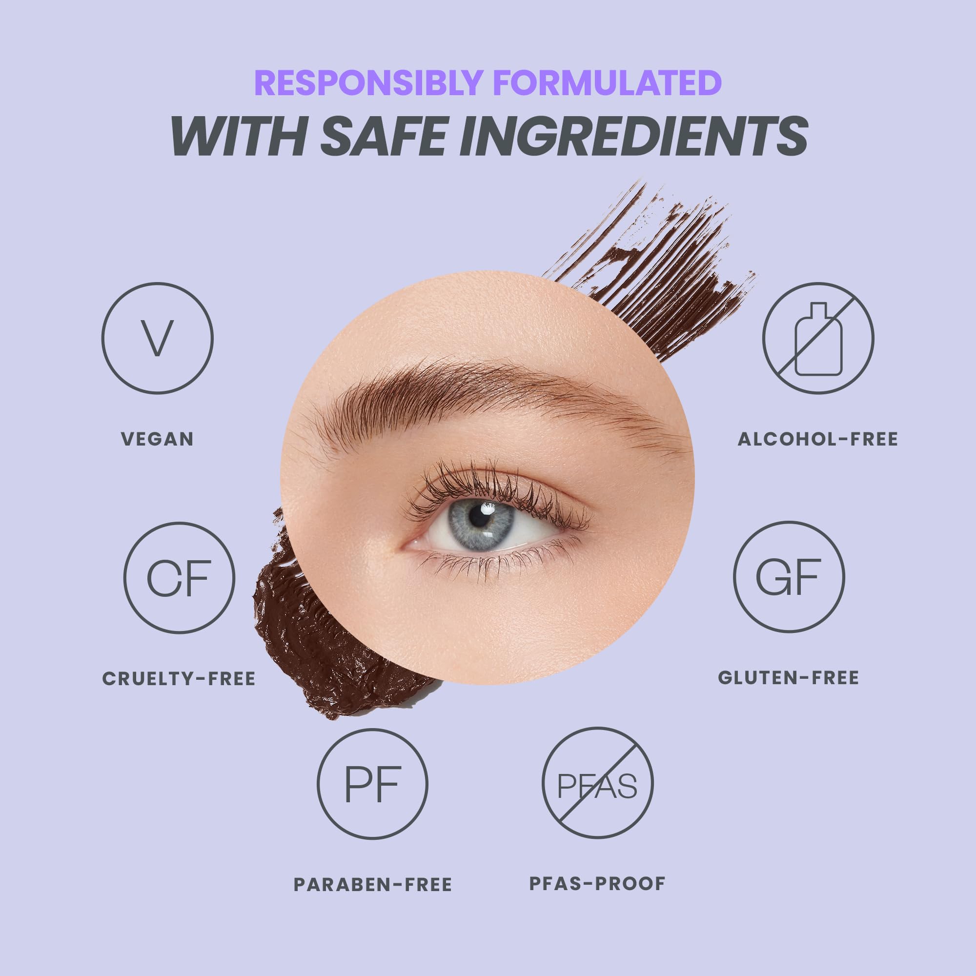 Wonderskin Infinite Rizz Mascara Brown Mascara for Volume And Length Long-Wear - Image 4