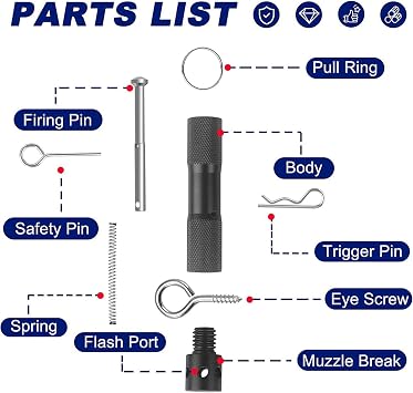 Camping Perimeter Alarm| Perimeter Trip Alarm | Tripwire Activated Alarm With Fast Responding | Camping Trip Wire, Early Warning Security System For Property Safety