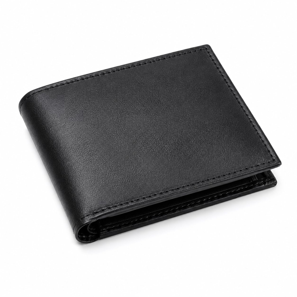 Premium Genuine Leather Wallet for Men | Bi-Fold Wallet with Coin Pocket, Multiple Card Slots & Cash Compartments | Slim Men's Wallet for Office, Business, Travel & Everyday Use | Black-picture-11