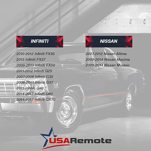 Miniatura 4 de 2 llaves de repuesto para Nissan e Infiniti (KR55WK48903 KR55WK49622)