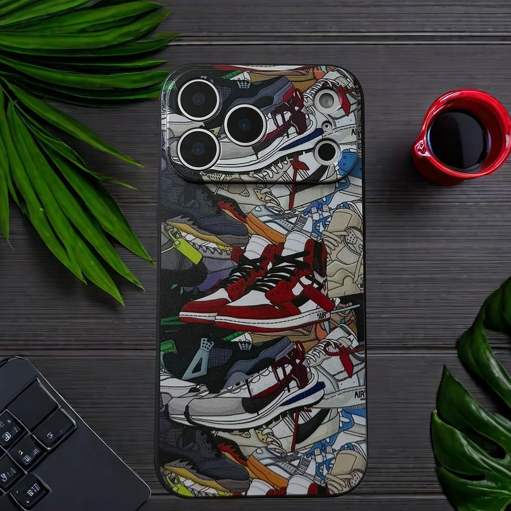 Compatible for iPhone 17 pro case Shockproof Protective Basketball Sneaker Design Cool iPhone 17 pro Phone Cases Soft Silicone Protection for Men Women Boys Girls 6.3 inch - Image 6