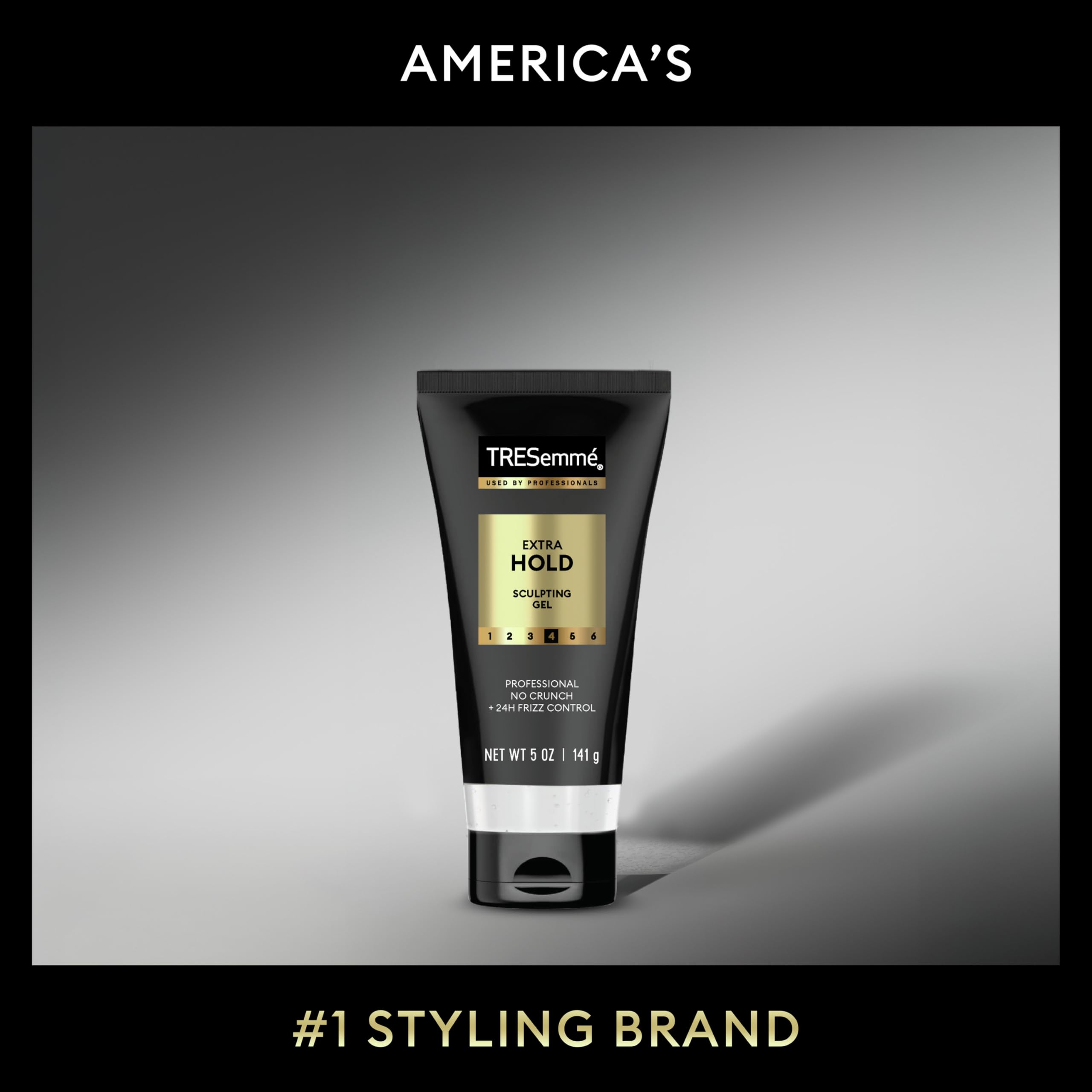 TRESemmé Alcohol-Free Gel Extra Hold for 24H Frizz Control, with Pro Lock Technology, 5 oz