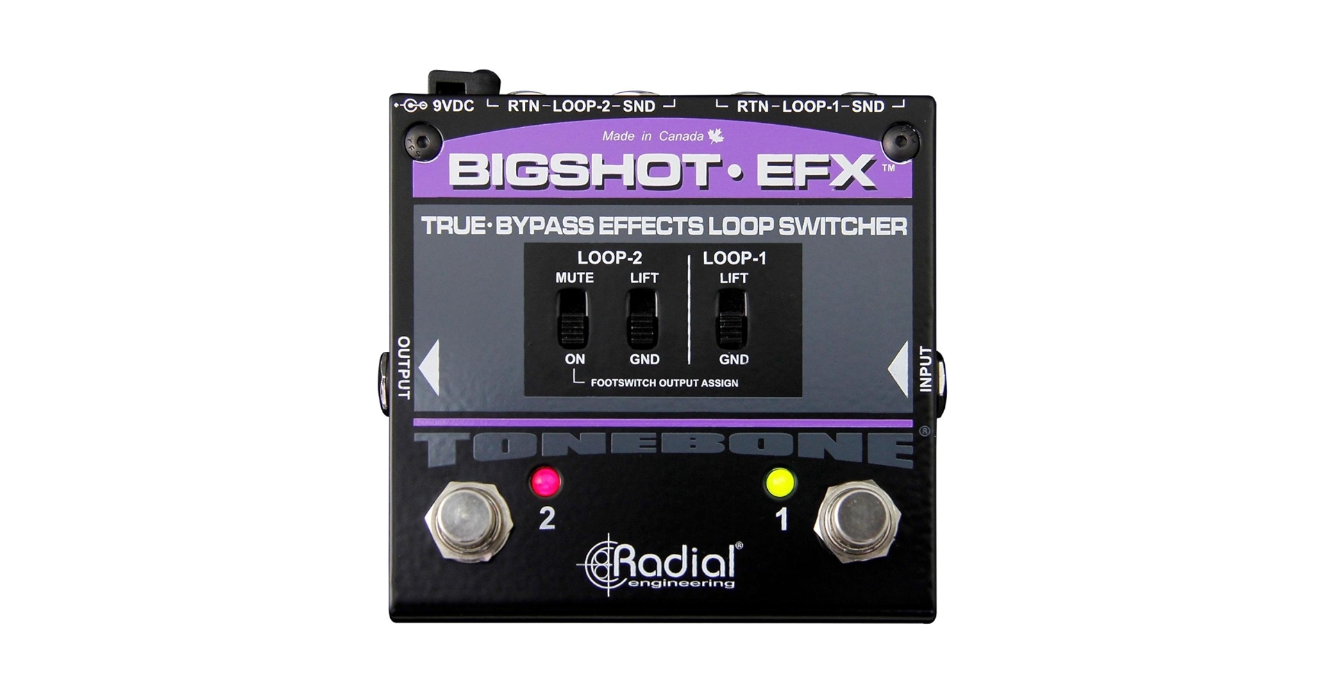 Amazon.com: Radial BigShot EFX Effects Loop Switcher : Musical