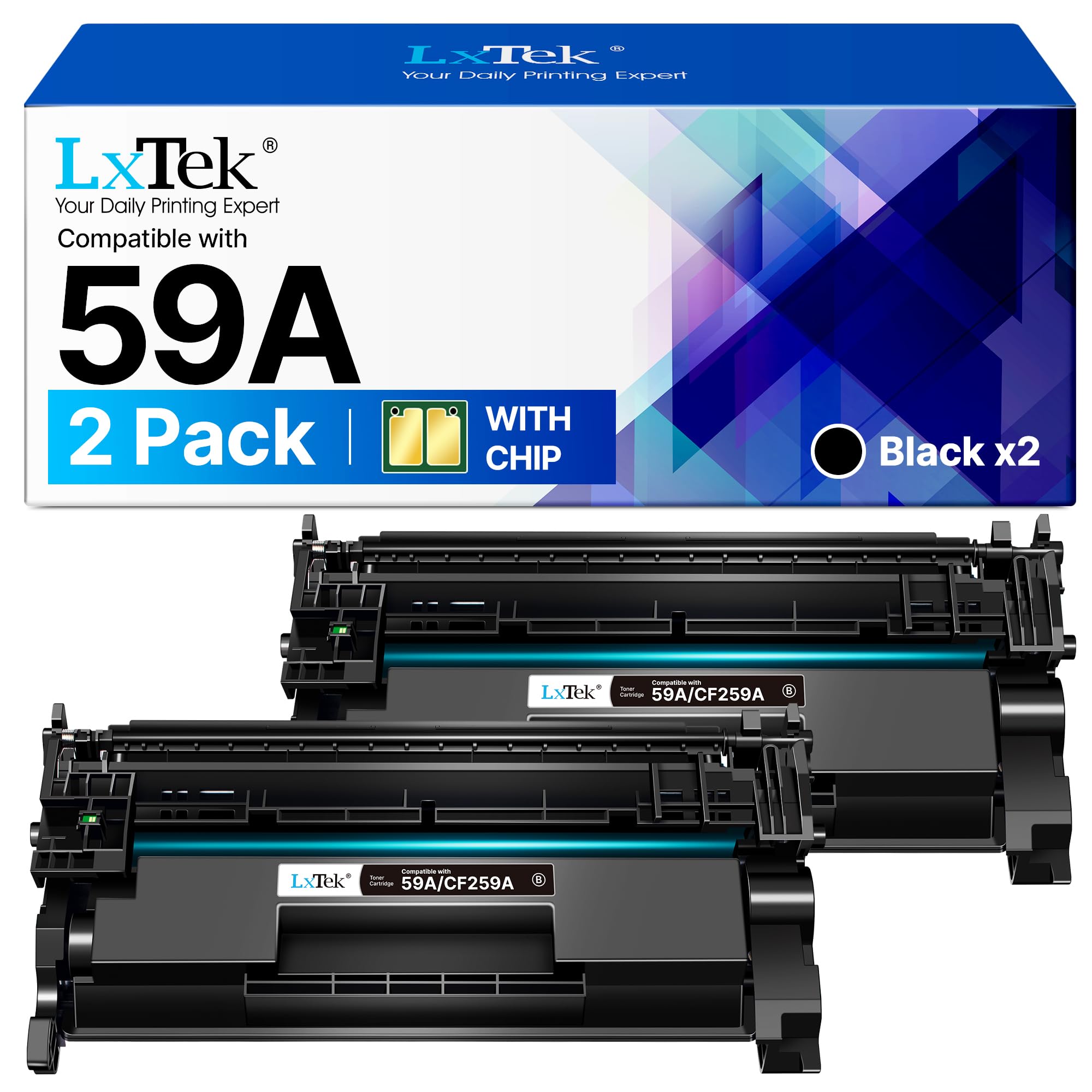 59A 59X Kompatibel für HP 59A Toner Schwarz Kompatibel für HP 59X, 2er-Pack | CF259A CF259X Kompatibel für HP Laserjet Pro MFP M428dw Toner Kompatibel für HP Laserjet Pro M404dw Toner M404dn M428fdw