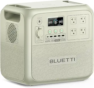 BLUETTI ポータブル電源 AORA 100 1152Wh 大容量 1800W 定格出力 リン酸鉄リチウム 10年長寿命 AC100V 2700W電力リフト機能 0.02秒UPS 1440W超急速充電 日本語画面 アプリ遠隔操作 耐熱防火設計 防災・キャンプ・車中泊に最適 AC100V 50Hz/60Hz対応 日本限定モデル