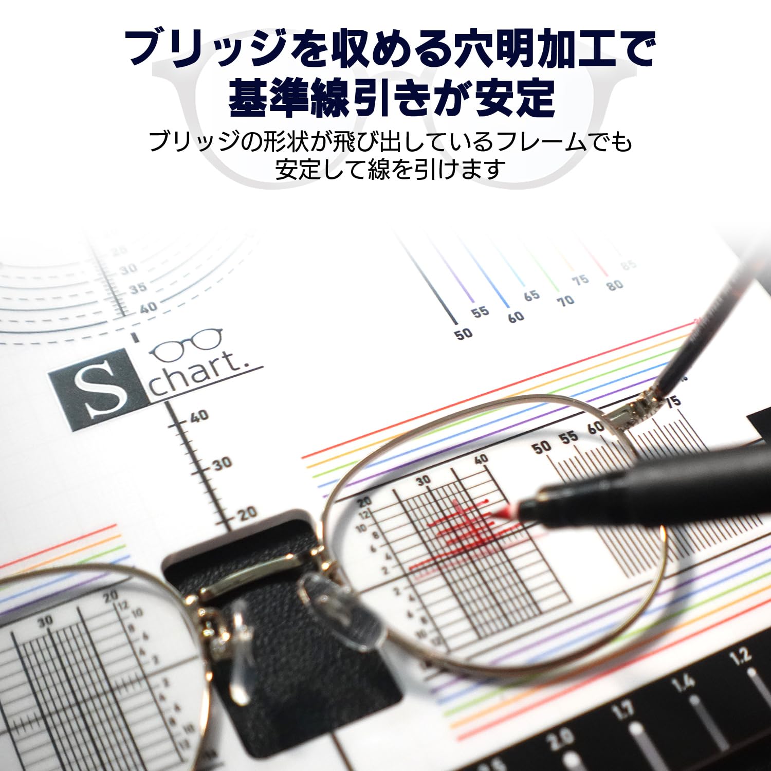 Amazon.co.jp: サンニシムラ(San Nishimura) Sチャート(メガネサイズ