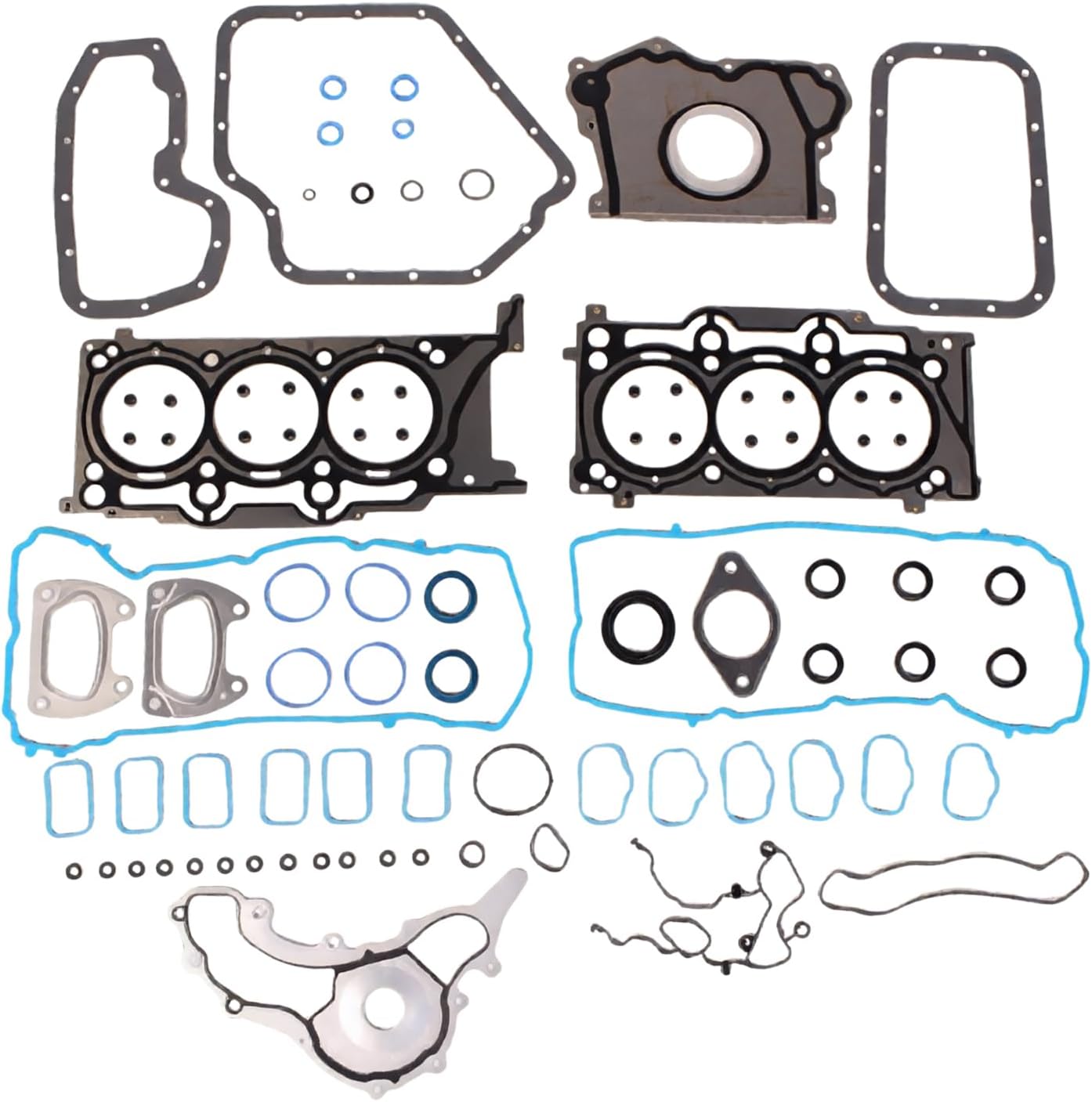 AUCERAMIC HS26541PT CS26541 3.6L Head Gasket Set Fit for 2011-2020 Dodge Avenger Challenger Charger Journey, Chrysler 200 300, Ram 1500 2500 Pentastar, 2011-2015 Jeep Grand Cherokee Wrangler