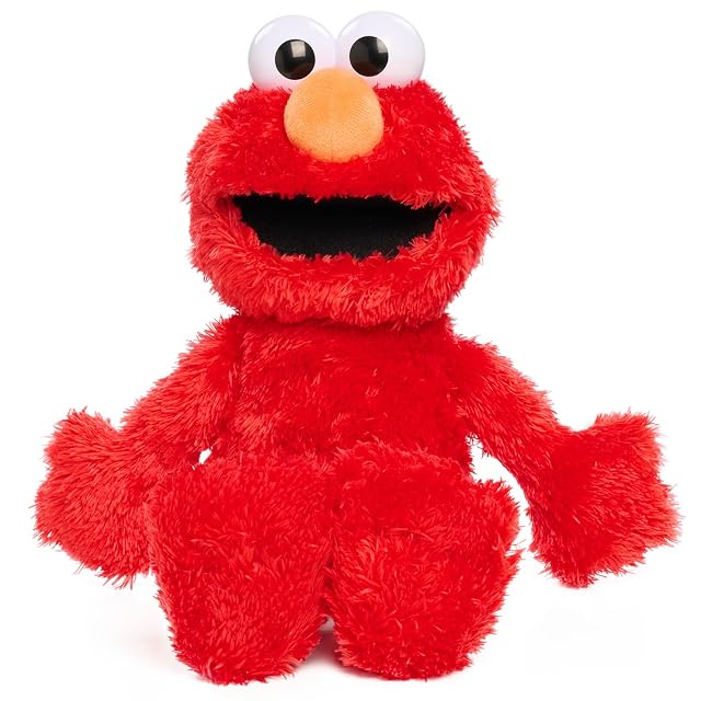 Just Play Products - Peluche interactivo 35 cm Elmo Hazme Cosquillas Sesame Street Just Play