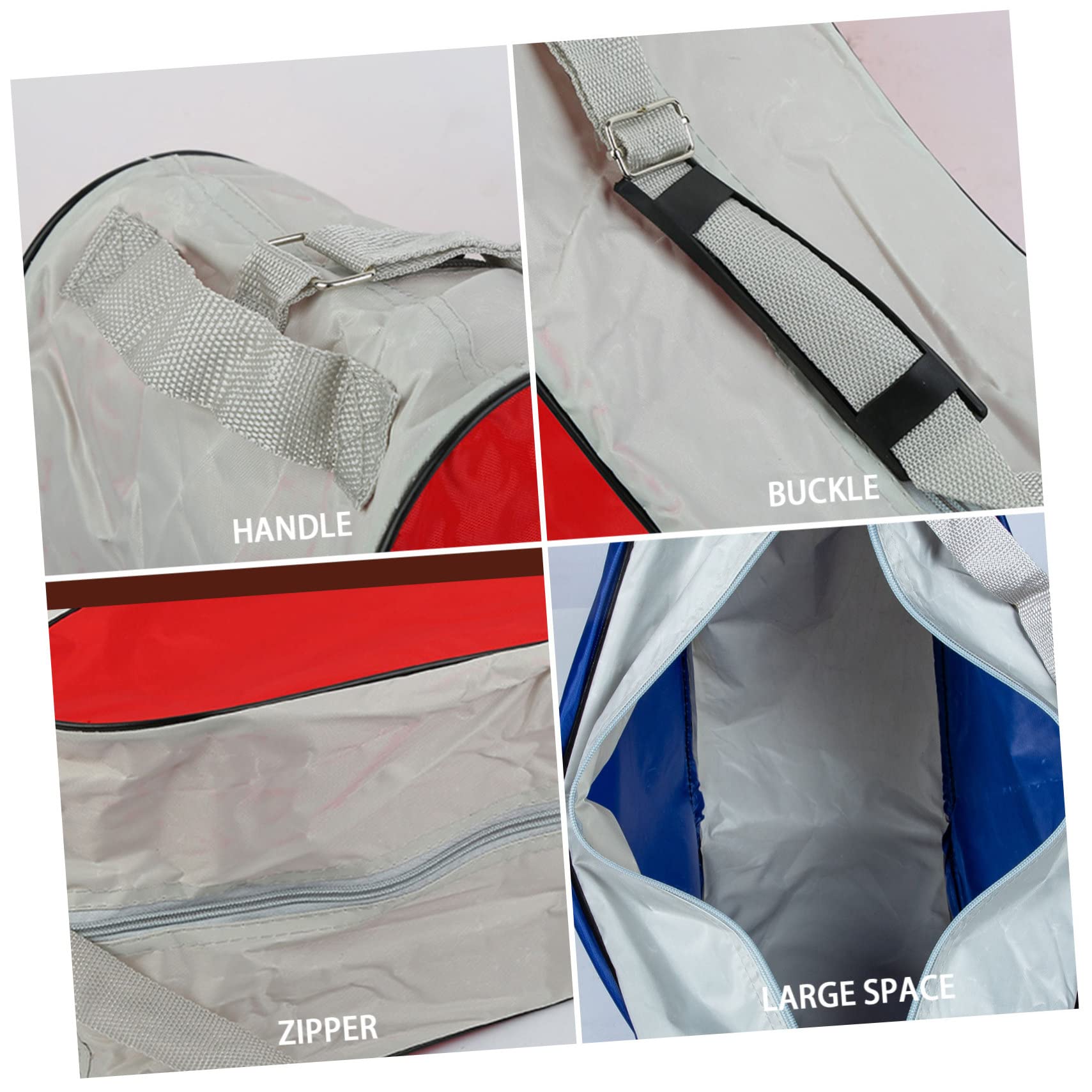 Borsa per Pattini a Rotelle Zip, Set 3 Pezzi in Poliestere | Custodia per Pattini da Ghiaccio, Uso Esterno, Design Semplice e Pratico, Formato Portatile