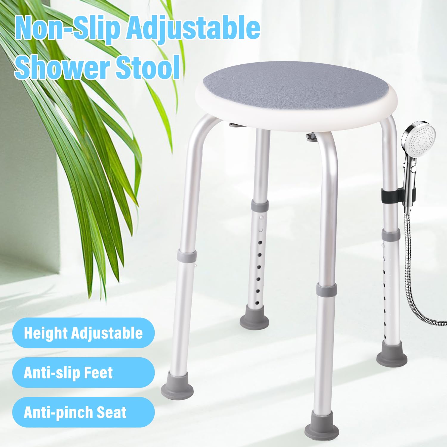 Sillas de bañera FSA/HSA para bañeras, asiento de baño ajustable, silla de ducha compatible con el baño, taburete para ancianos y discapacitados, silla de ducha para ducha interior
