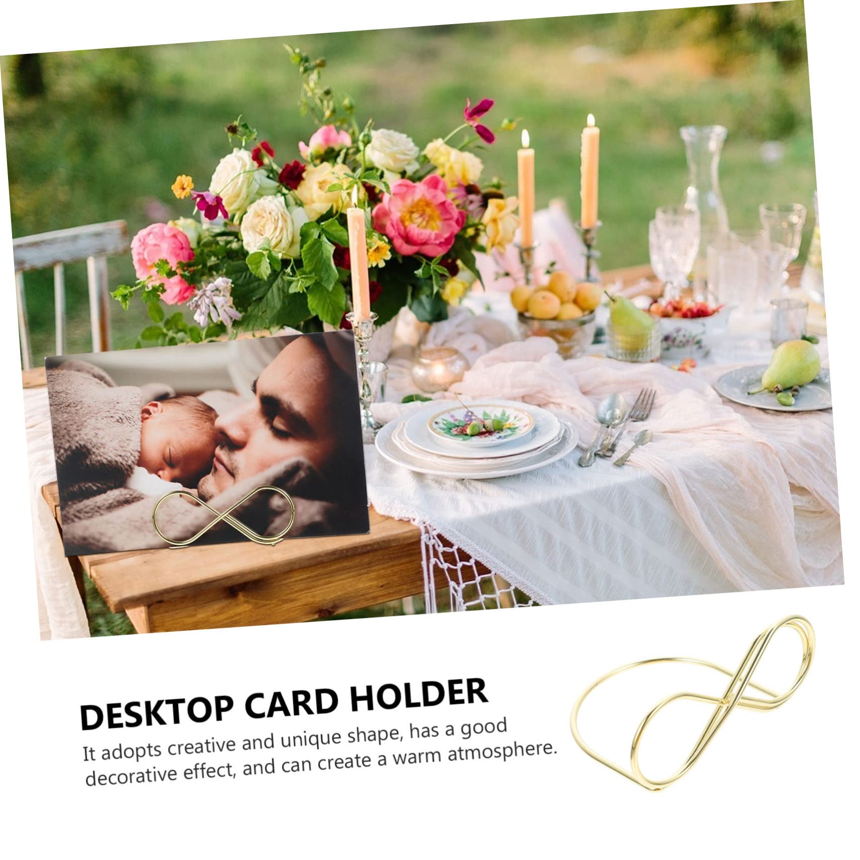 DECHOUS 30stücke Metall Kartenhalter Für Fotos Und Visitenkarten Stabile Tischkartenhalter Für Hochzeiten Geschäfte Und Veranstaltungen Elegante Goldene Clip-ständer