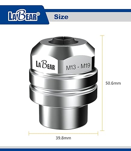 Miniatura 3 de 12 "DR x M13  M19 Adaptador de mandril de grifo ajustable intercambiable, enchufe de grifo