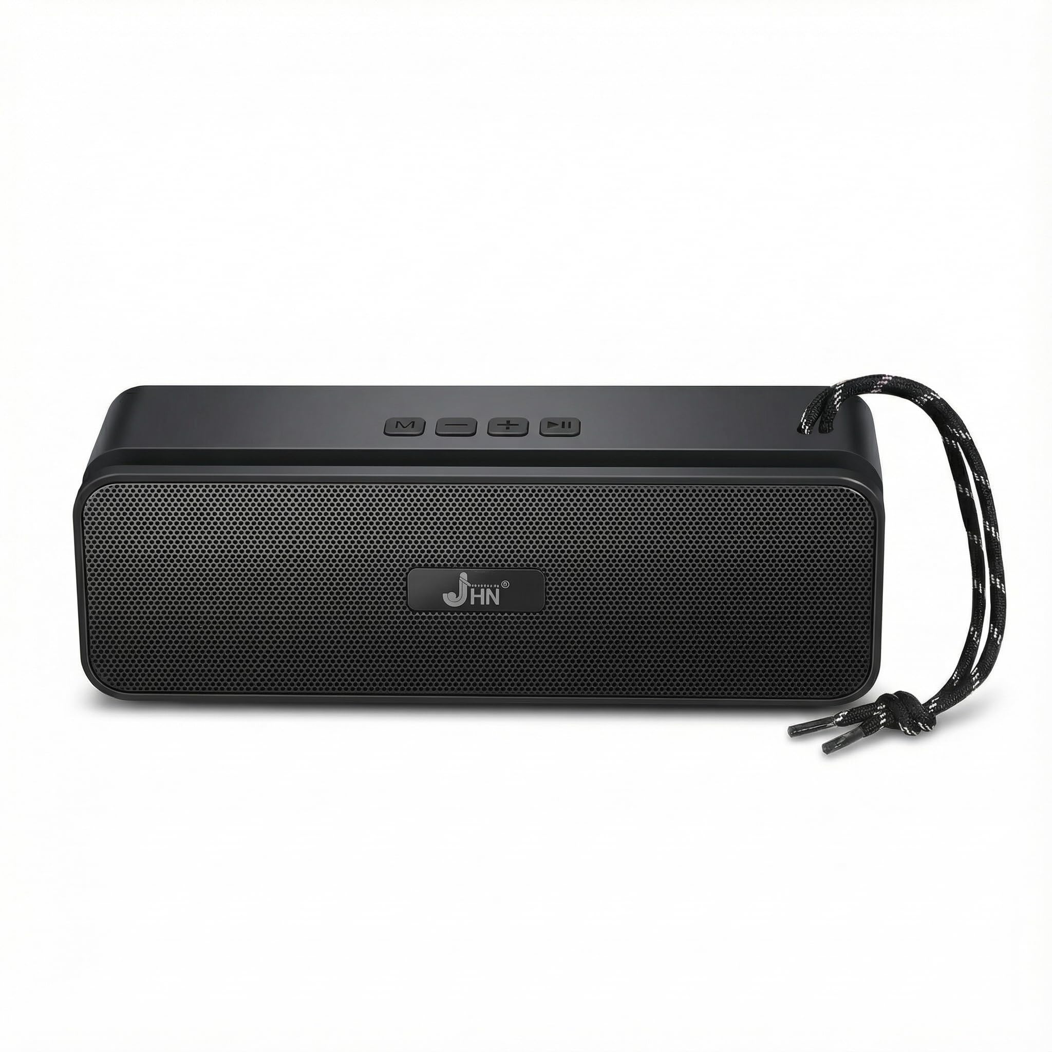 JHN Power Sound 10W Portable Bluetooth Speaker with FM Radio, Heavy Bass Wireless Speaker, Type-C Fast Charging, USB & TF Card Support, 6 Hours Playtime, Portable Bluetooth Speakers (Black)-image-25
