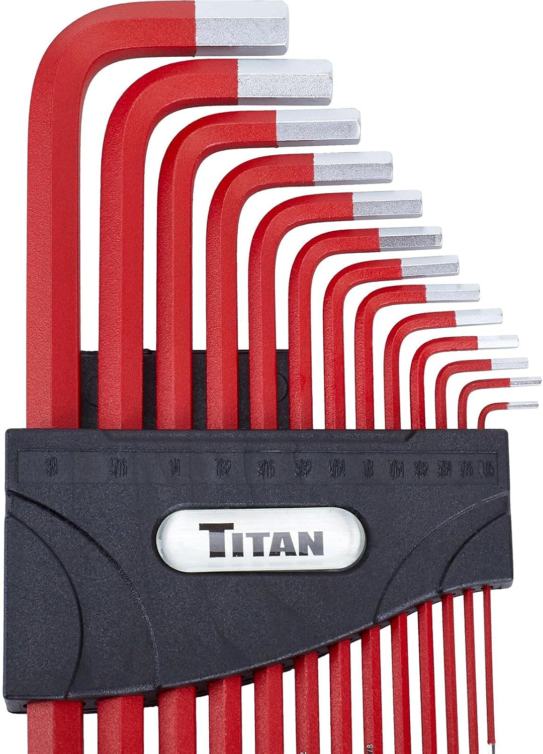Speedway Motors Titan Tools Long Detent Ball-End Allen Hex Key Set, SAE/Metric