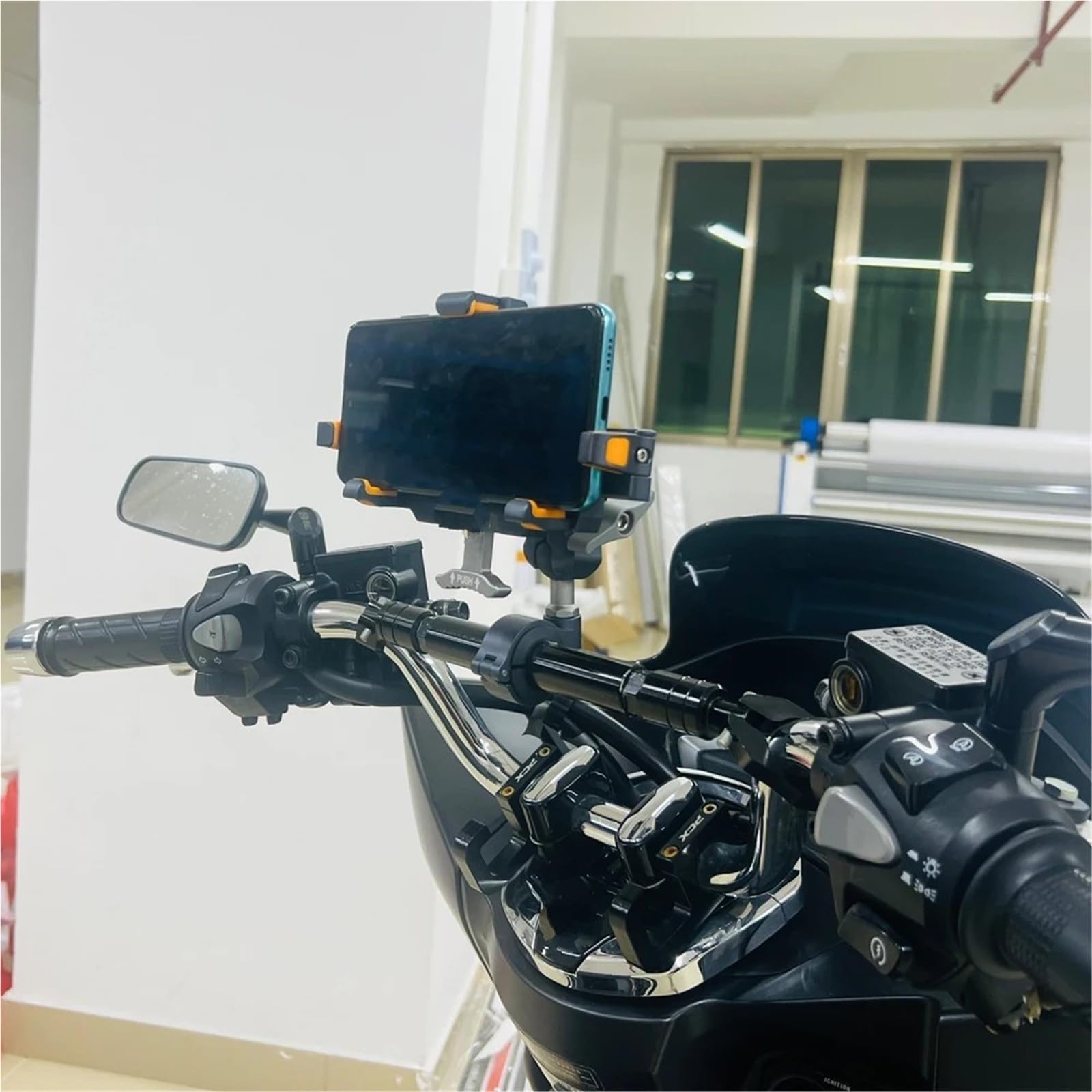 360° Rotabile Supporto Telefono Moto Adatto Per BMW Per F850GS F750GS F700GS F800GS R1200GS R1250GS R1300GS ADV Supporto Universale Per Telefono Per Moto E Scooter Supporto Per Cellulare